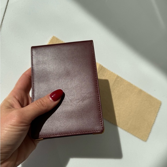 Must De Cartier Burgundy Leather Wallet - Picture 10 of 11